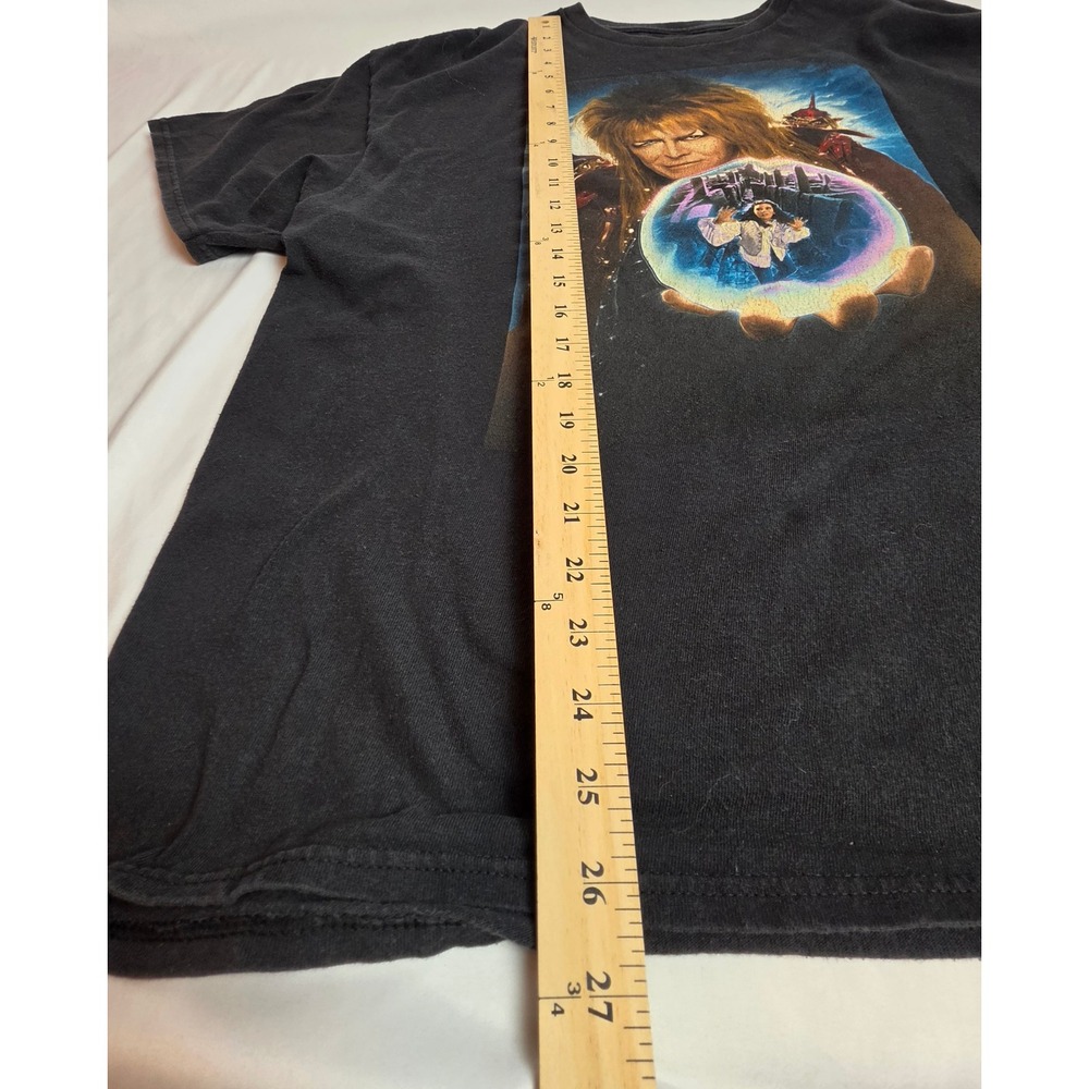 Labyrinth Movie Shirt David Bowie Jareth Goblin King Jim Henson Black Tee XL - Picture 5 of 5